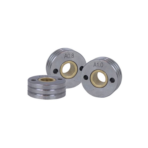 Galets Pour Fil Aluminium 0.8/1.0 Mm - Lot De 2 - Type B - Compatible GYS, Trimig, Promig